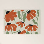 Cute smiley flowers  Welcome Mat Gallery Image 1