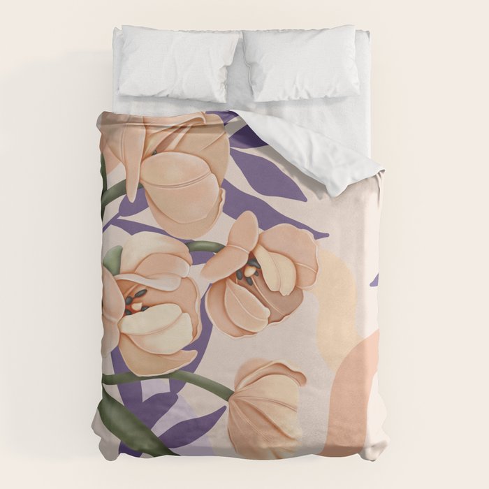 Large pink flowers MP3 Duvet Cover Gallery Image 6