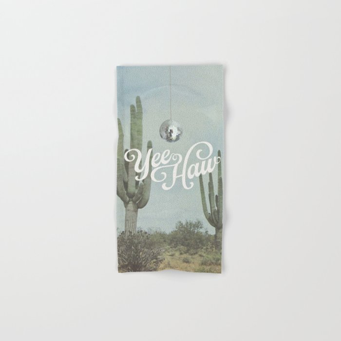 Yee Haw Disco Cactus Bath Towel Gallery Image 1