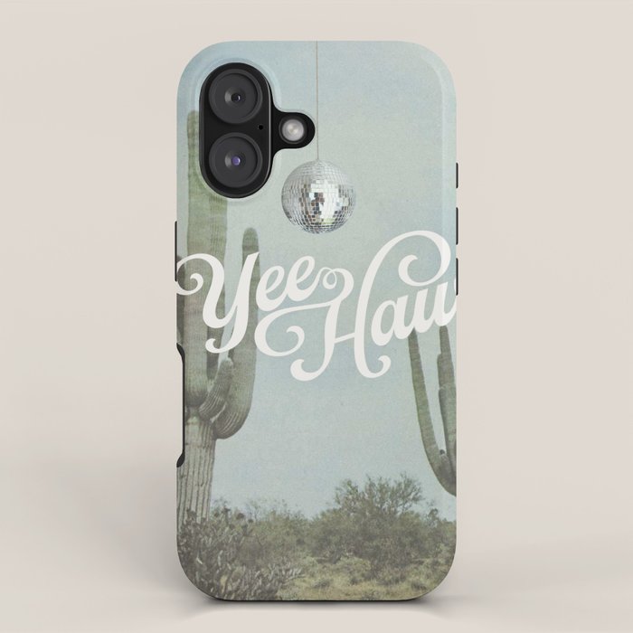 Yee Haw Disco Cactus iPhone Case Gallery Image 1