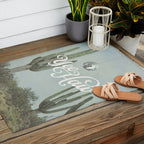 Yee Haw Disco Cactus Outdoor Rug Gallery Image 2