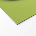  Blue seaglass on green, japandi minimalist Welcome Mat Gallery Image 2