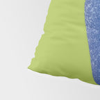  Blue seaglass on green, japandi minimalist Pillow Sham Gallery Image 4