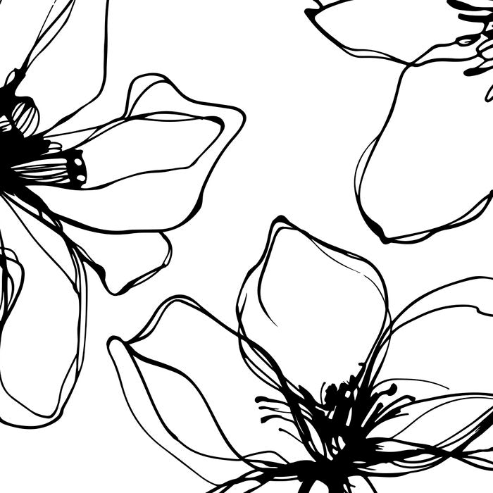 Bold Line Art Flowers Coffee Mug Gallery Image 2
