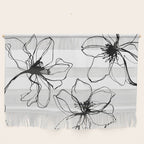 Bold Line Art Flowers Wall Hanging Gallery Image 1