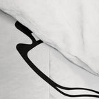 Bold Line Art Flowers Comforter Gallery Image 4
