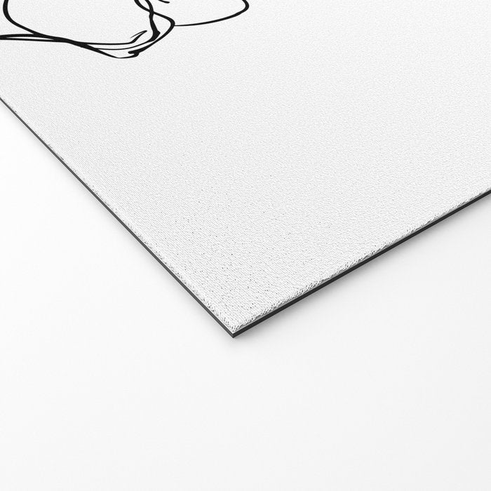 Bold Line Art Flowers Welcome Mat Gallery Image 2