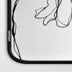Bold Line Art Flowers Laptop Sleeve Gallery Image 3