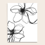 Bold Line Art Flowers Notebook Gallery Image 4
