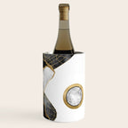 Minimal Black and Gold Mountains Wine Chiller Gallery Image 3