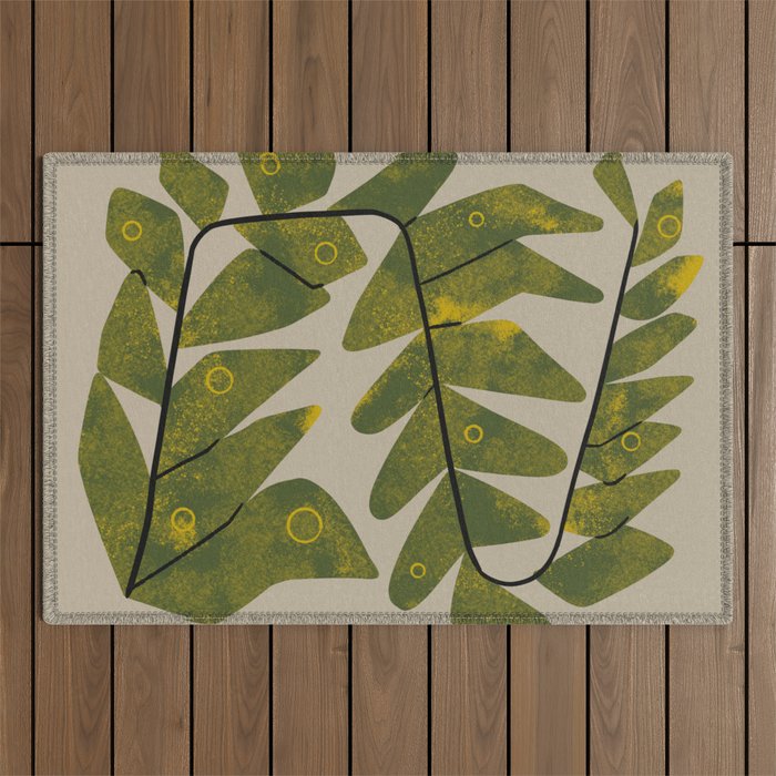 Snaky Fern Outdoor Rug Gallery Image 1
