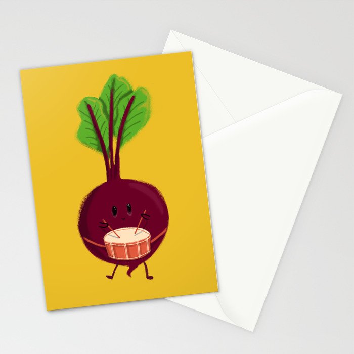 Beet's drum beat Stationery Card Gallery Image 2