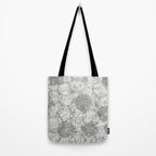 Vintage Tokyo Japan Postmark Pattern Tote Bag Gallery Image 2