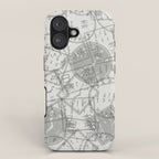 Vintage Tokyo Japan Postmark Pattern iPhone Case Gallery Image 1