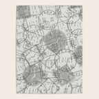 Vintage Tokyo Japan Postmark Pattern Poster Gallery Image 4