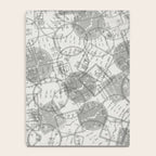Vintage Tokyo Japan Postmark Pattern Notebook Gallery Image 4
