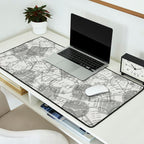 Vintage Tokyo Japan Postmark Pattern Desk Mat Gallery Image 2