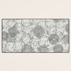 Vintage Tokyo Japan Postmark Pattern Desk Mat Gallery Image 3