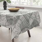 Vintage Tokyo Japan Postmark Pattern Tablecloth Gallery Image 3