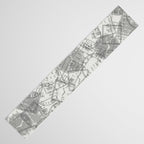 Vintage Tokyo Japan Postmark Pattern Table Runner Gallery Image 3
