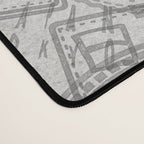 Vintage Tokyo Japan Postmark Pattern Desk Mat Gallery Image 4