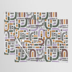 Shapes and animal print C Placemat Gallery Image 1