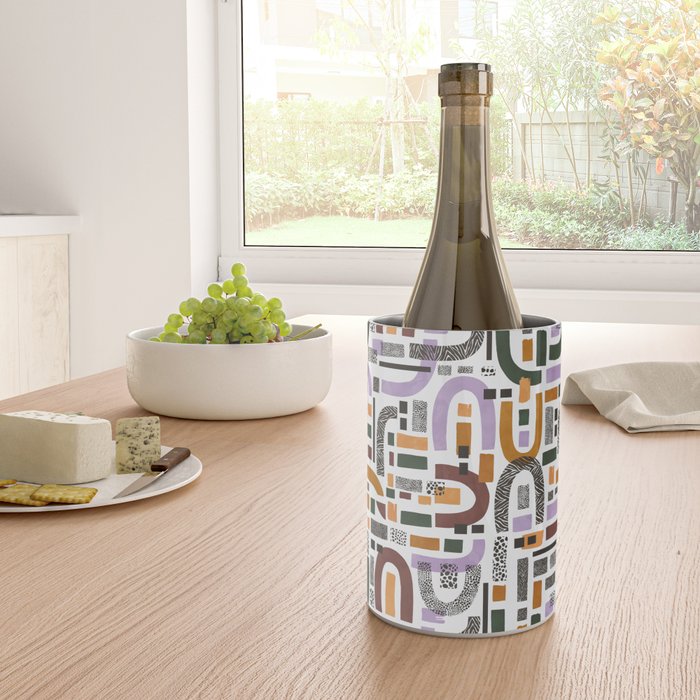 Shapes and animal print C Wine Chiller Gallery Image 4