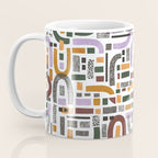 Shapes and animal print C Coffee Mug Gallery Image 3