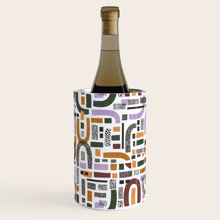 Shapes and animal print C Wine Chiller Gallery Image 3