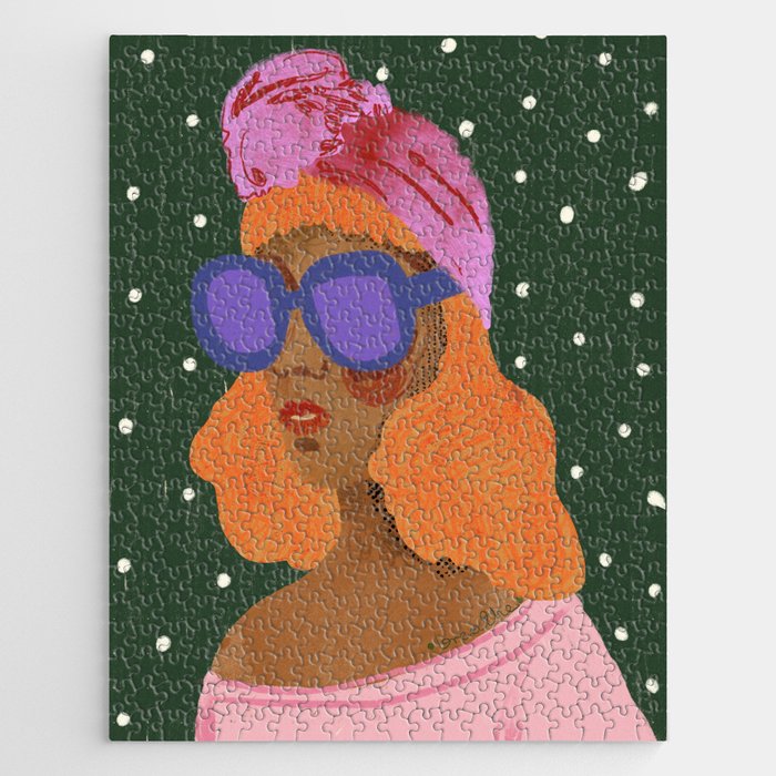 Girl Wearing Turban Jigsaw Puzzle Gallery Image 1