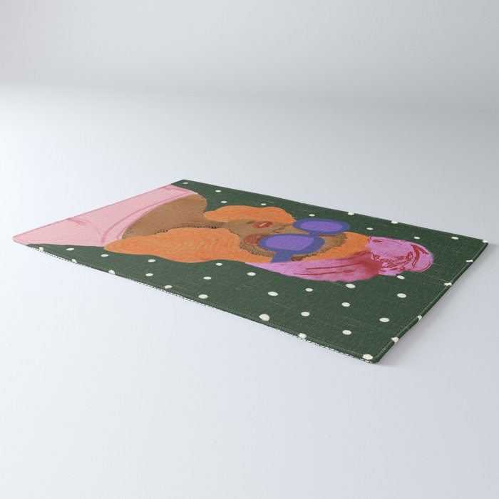 Girl Wearing Turban Rug Gallery Image 3