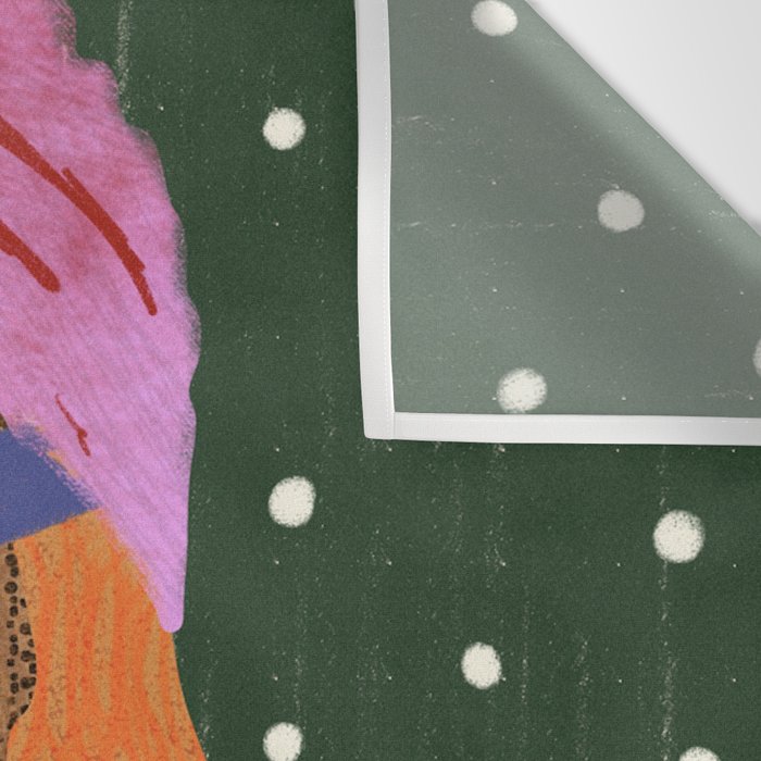 Girl Wearing Turban Wall Tapestry Gallery Image 3