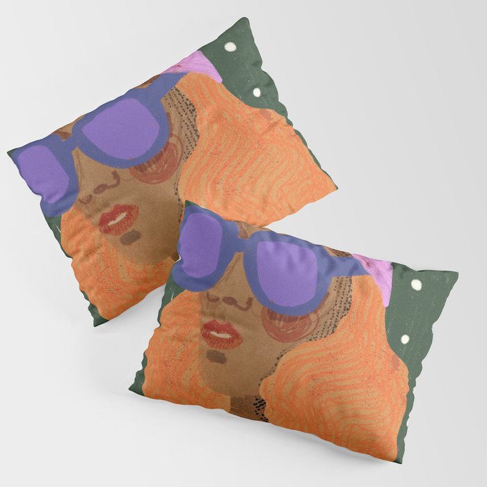 Girl Wearing Turban Pillow Sham Gallery Image 3