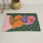 Girl Wearing Turban Rug Gallery Image 1