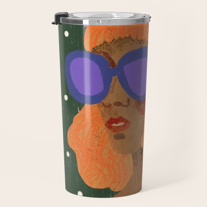 Girl Wearing Turban Travel Mug Gallery Image 3