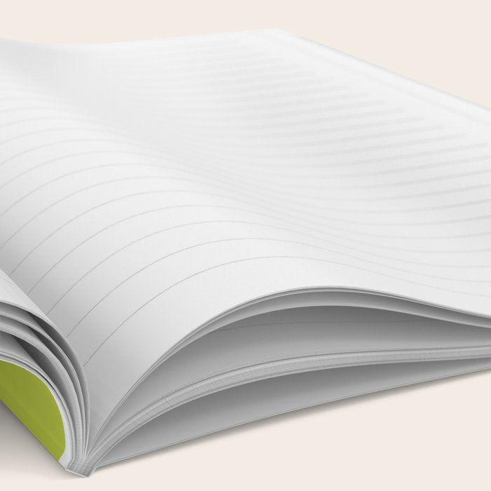 Mid-Century Modern Rectangle Design Blue Green and Gray Notebook Gallery Image 2