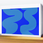 bouncy blue Wall Mural Gallery Image 2