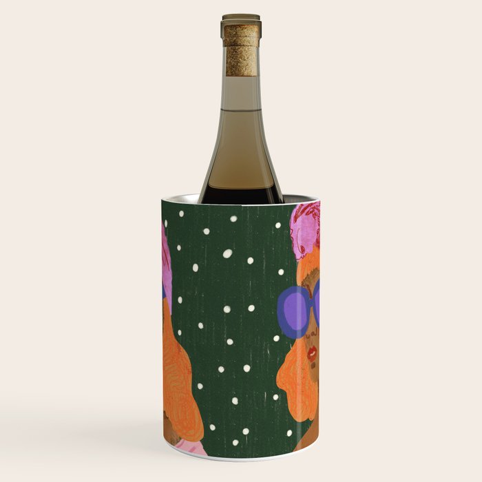 Girl Wearing Turban Wine Chiller Gallery Image 1