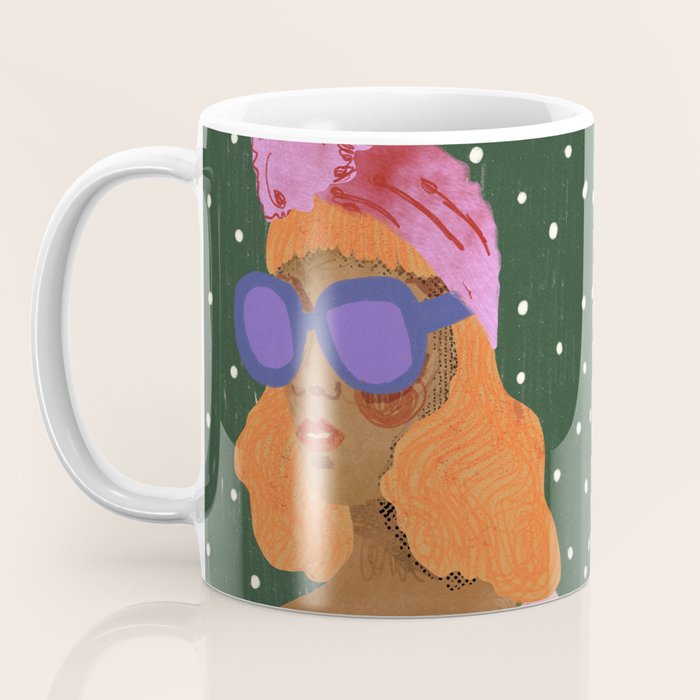 Girl Wearing Turban Coffee Mug Gallery Image 3