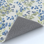 âWild Blueberryâ- Botanical Pattern (1) Rug Gallery Image 4