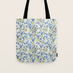 âWild Blueberryâ- Botanical Pattern (1) Tote Bag Gallery Image 1