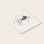 Cat and Plant 78: Vinyl Cat Notebook Gallery Image 2