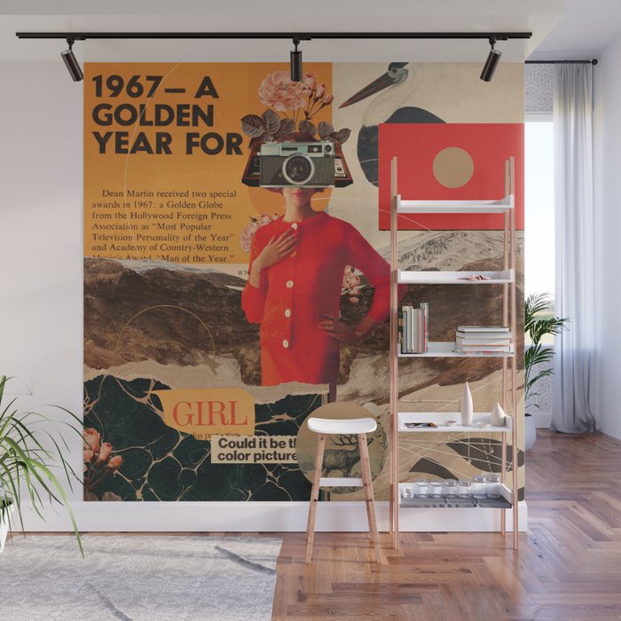 a Golden Year Wall Mural Gallery Image 1