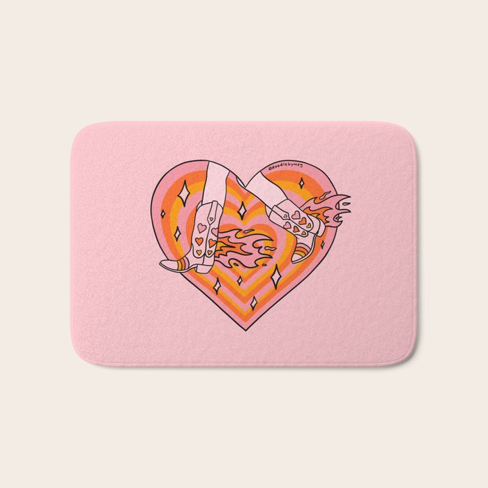 Running Cowgirl Bath Mat Gallery Image 1