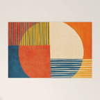 Colorful Bold Geometric Original Artwork Welcome Mat Gallery Image 1