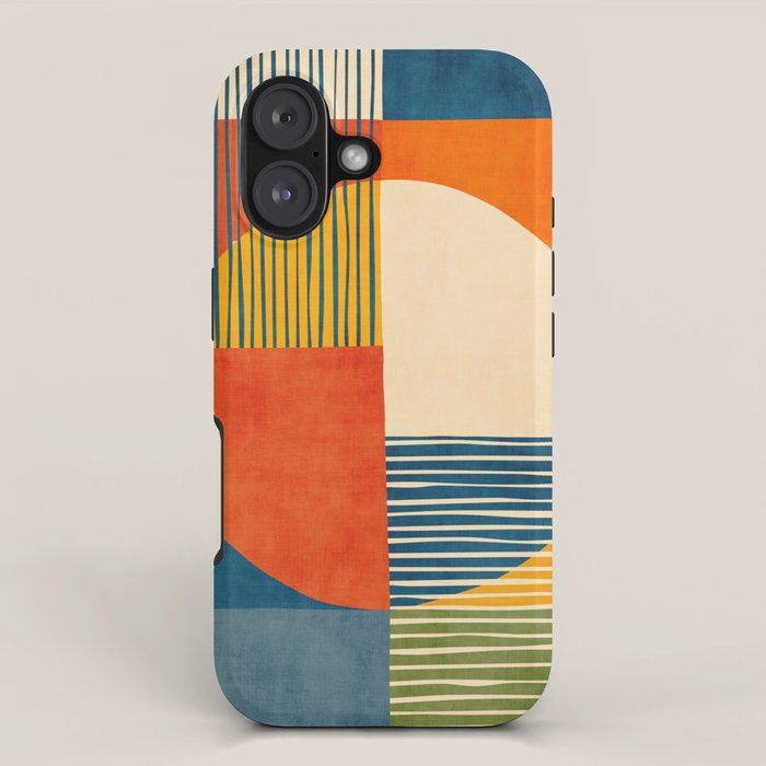 Colorful Bold Geometric Original Artwork iPhone Case Gallery Image 1