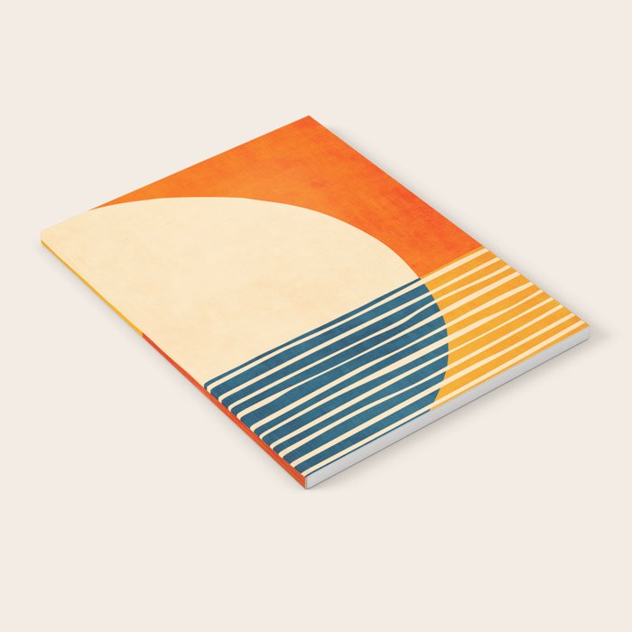 Colorful Bold Geometric Original Artwork Notebook Gallery Image 2