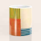 Colorful Bold Geometric Original Artwork Coffee Mug Gallery Image 4