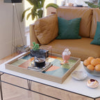 Colorful Bold Geometric Original Artwork Serving Tray Gallery Image 2