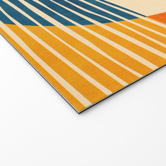 Colorful Bold Geometric Original Artwork Welcome Mat Gallery Image 2